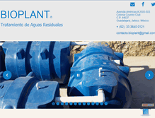 Tablet Screenshot of bioplant.com.mx
