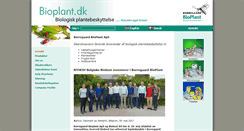 Desktop Screenshot of bioplant.dk