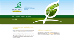 Desktop Screenshot of bioplant.com.br